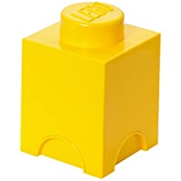 Los mejores  - Lego 40011732 - Caja en forma de bloque de lego 1- color amarillo [importado de Alemania]